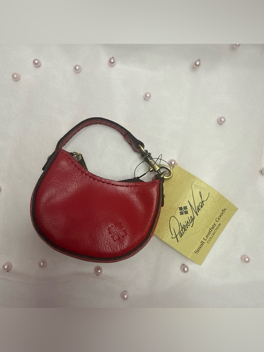 Patricia Nash Micro Morgna Strawberry Charm 🔥